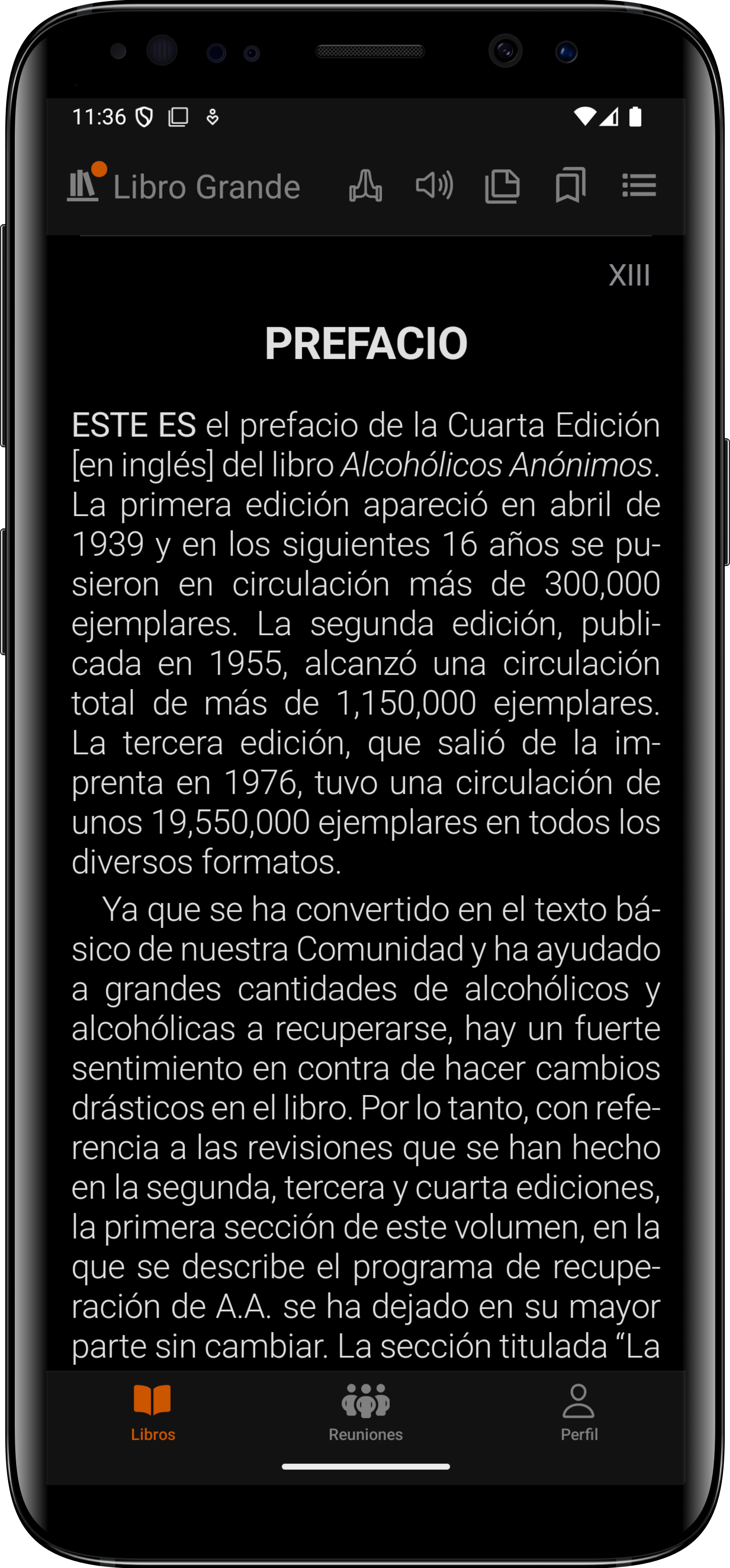 Modo oscuro en Android