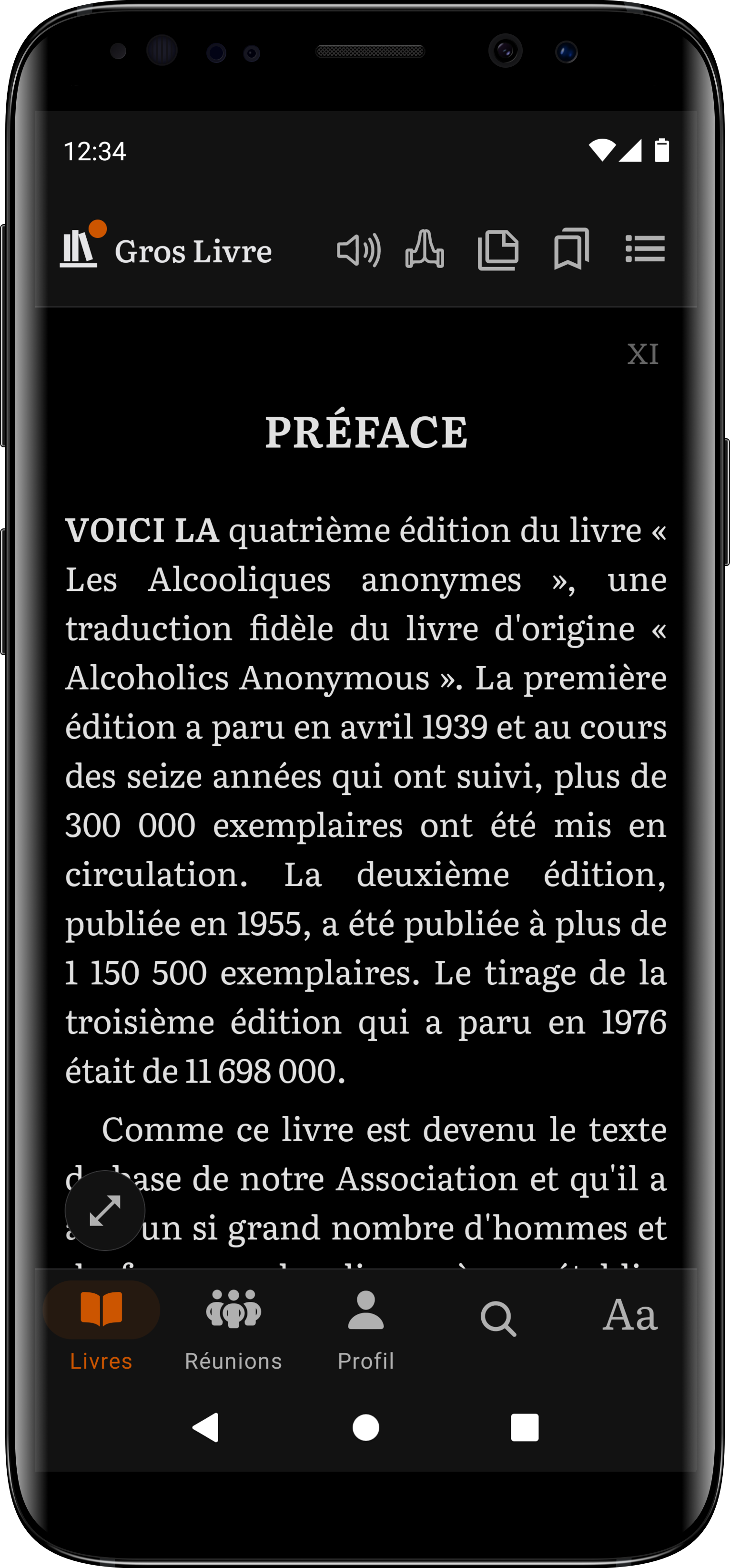 Mode sombre sur Android