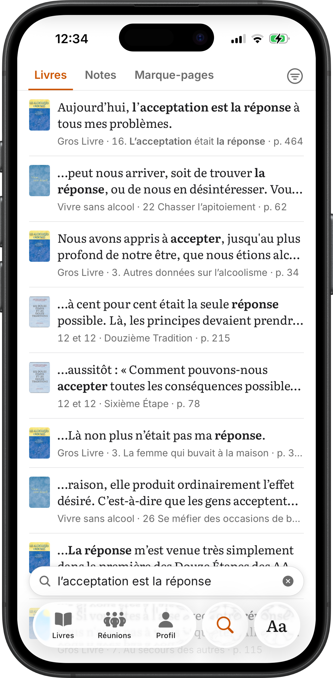 Résultats de recherche pour « acceptance is the answer » dans le Gros Livre, Joe & Charlie et Vivre… sans alcool ! dans SoberHub